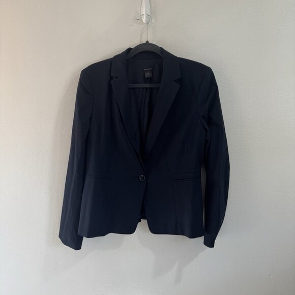 Ann Taylor Jackets & Blazers - Ann Taylor Blazer Jacket Navy Blue 12 / L Single Button Career Suit Separate